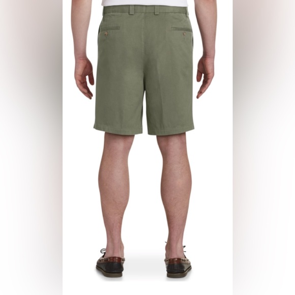 DXL BIG + TALL HARBOR BAY OLIVE SHORTS (42) - Picture 4 of 6